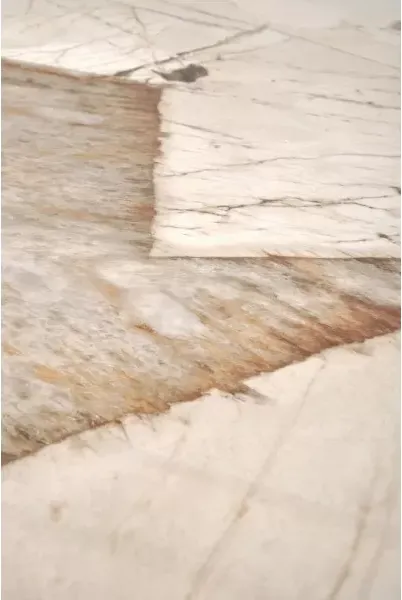 Изображение товара Обеденный стол Halmar Alter 180-260x90 (бежевый мрамор/черный)