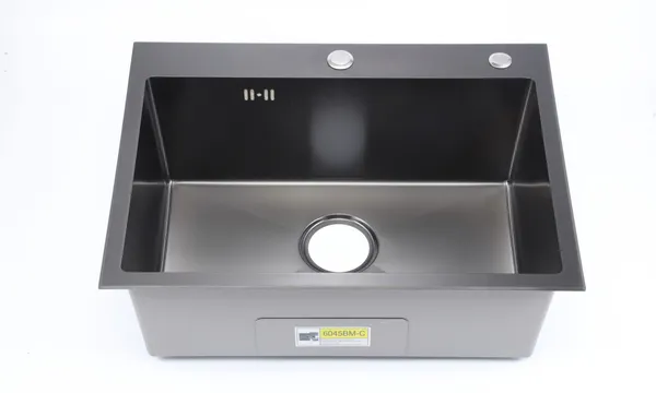 Изображение товара Мойка кухонная Wisent 6045BM-C (с сифоном, дозатором и коландером)