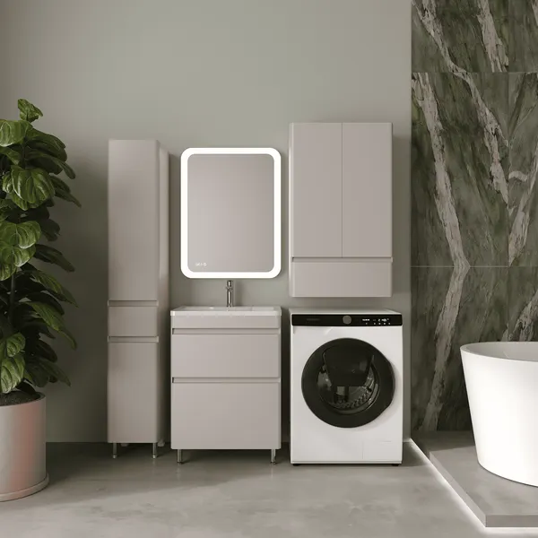 Изображение товара Тумба под умывальник Symbolite Атлантика 60 Люкс Plus (карамель)