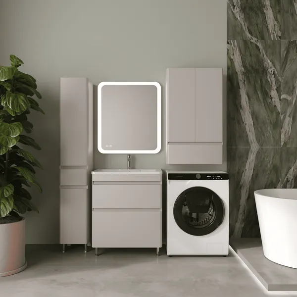 Изображение товара Тумба под умывальник Symbolite Атлантика 80 Люкс Plus (карамель)