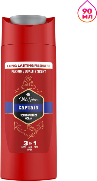 Изображение товара Шампунь-гель для душа Old Spice Captain (90мл)