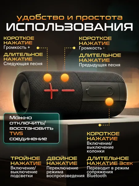 Изображение товара Портативная колонка Sundays SW WD3191