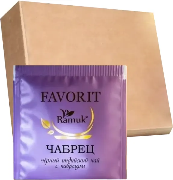 Изображение товара Чай пакетированный RAMUK Favorit черный с Чабрецом (200пак)