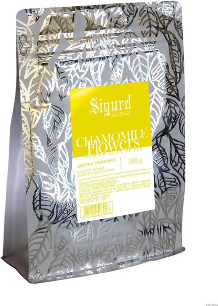 Изображение товара Чайный напиток SIGURD Chamomile Flowers Цветки ромашки (100г)
