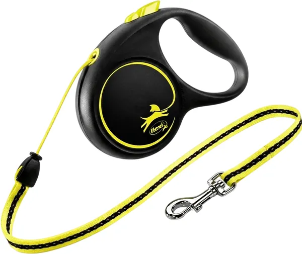 Изображение товара Поводок-рулетка Flexi Fun Трос 5м (M, Neon)
