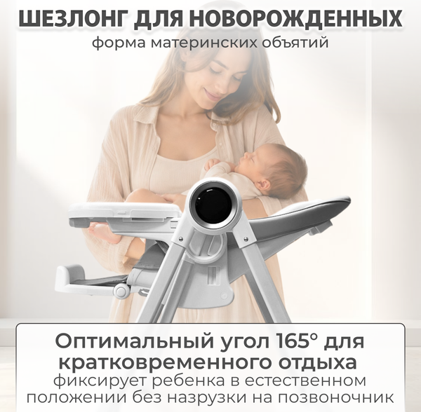 Изображение товара Стульчик для кормления Bubago Mateo BG 215-1 (белый)
