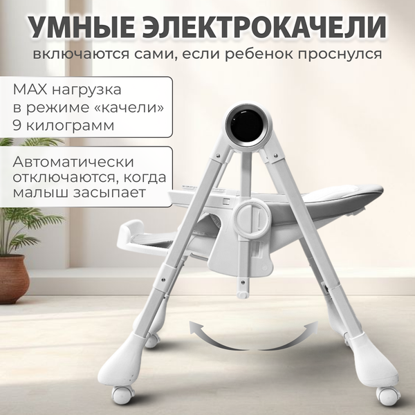 Изображение товара Стульчик для кормления Bubago Mateo BG 215-1 (белый)
