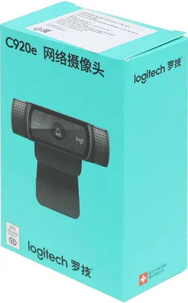 Изображение товара Веб-камера Logitech HD Webcam C920e / 960-001086 (черный)