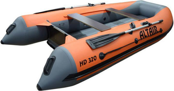 Изображение товара Надувная лодка Адмирал АМ-320 НДНД (оранжевый/серый)