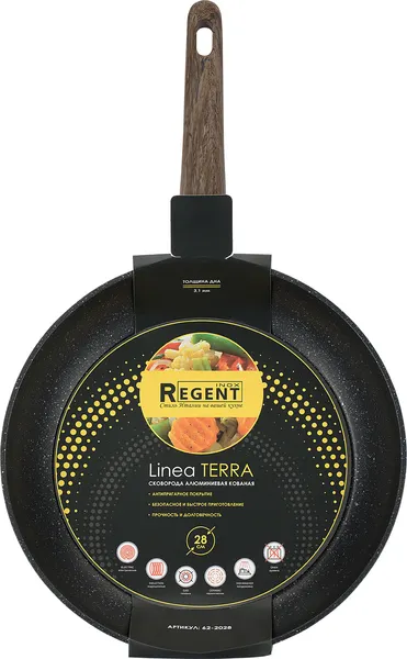 Изображение товара Сковорода Regent Inox Linea Terra 62-2028