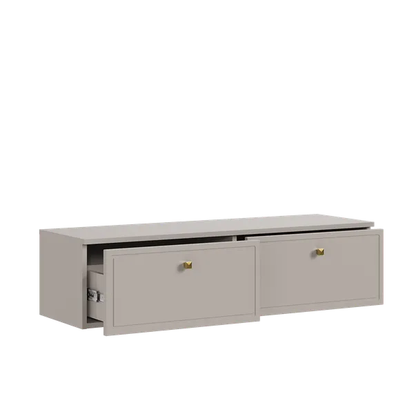 Изображение товара Туалетный столик Black Red White Rommi навесной WTOL2S (персидский жемчуг)