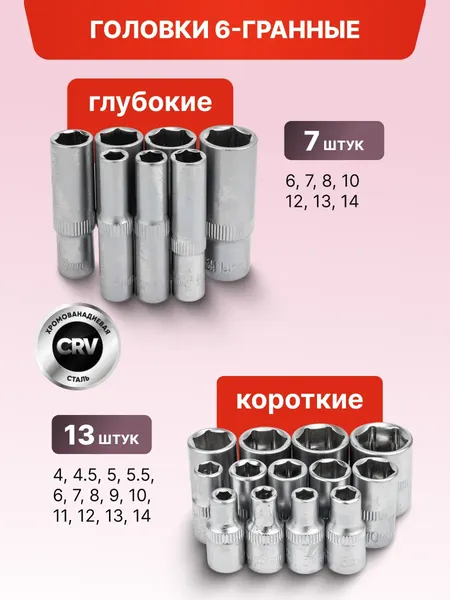 Изображение товара Универсальный набор инструментов ForceKraft FK LIGHT-2531-5 (67596)