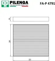 Изображение товара Салонный фильтр Pilenga FAP4791