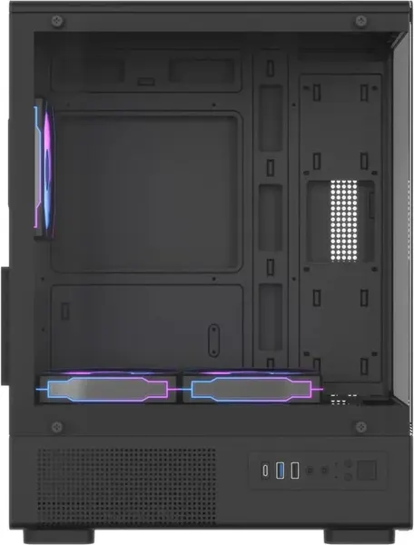 Изображение товара Корпус для компьютера Formula Crystal Z1CM v2 (черный, без БП)