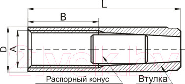 Изображение товара Анкер забивной ЕКТ 10x12x40 / C70701 (50шт)