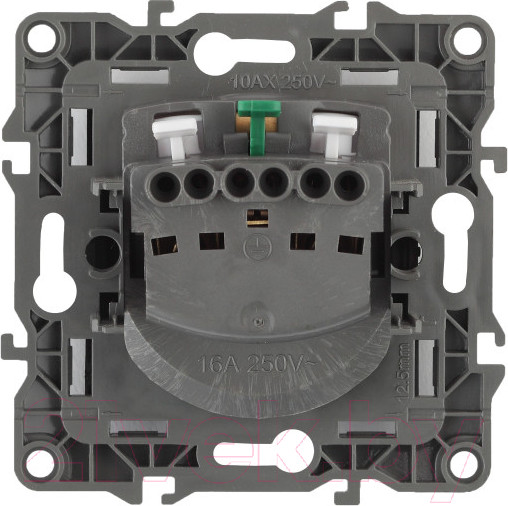 Изображение товара Розетка ЭРА Schuko 12-2001-03 / Б0014683 (алюминий)
