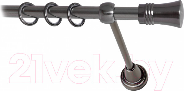 Изображение товара Карниз для штор Lm Decor Гиро 071 1р гладкий (антрацит, 3.6м)