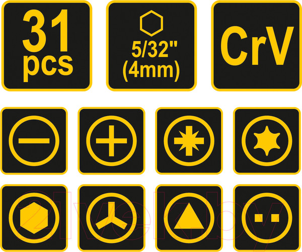 Изображение товара Отвертка Vorel 65025