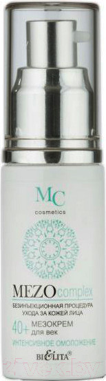 Изображение товара Крем для век Belita MezoСomplex 40+ интенсивное омоложение (30мл)
