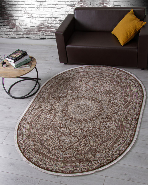 Изображение товара Ковер Merinos Dolce D415-OVAL-BROWN (1.6x2.2)