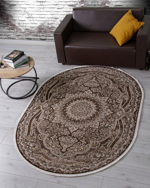 Изображение товара Ковер Merinos Dolce D415-OVAL-BROWN (1.6x2.2)