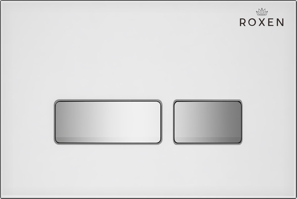 Изображение товара Инсталляция с подвесным унитазом Roxen StounFix Dual Fresh 966611 (с креплениями, шумоизоляционной плитой, аромадозатором и кнопкой смыва)