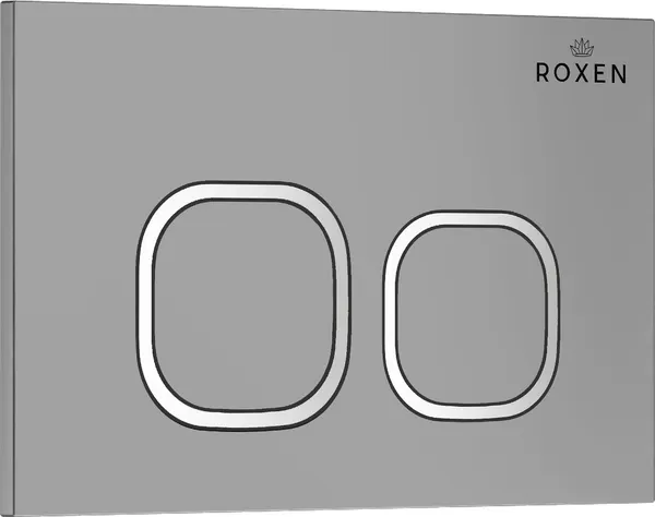Изображение товара Инсталляция с подвесным унитазом Roxen StounFix Dual Fresh 966636 (с креплениями, шумоизоляционной плитой, аромадозатором и кнопкой смыва)