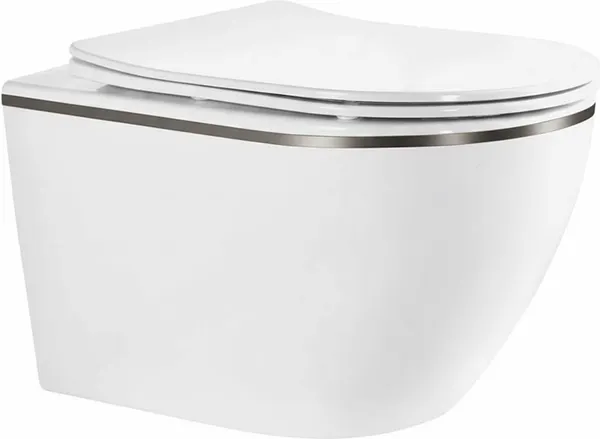 Изображение товара Инсталляция с подвесным унитазом Roxen StounFix Dual Fresh 966636 (с креплениями, шумоизоляционной плитой, аромадозатором и кнопкой смыва)