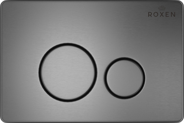 Изображение товара Инсталляция с подвесным унитазом Roxen StounFix Dual Fresh 966629 (с креплениями, шумоизоляционной плитой, аромадозатором и кнопкой смыва)