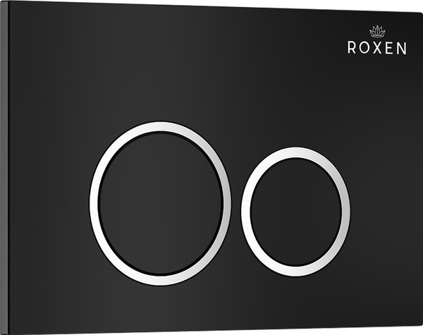 Изображение товара Инсталляция с подвесным унитазом Roxen StounFix Dual Fresh 967242 (с креплениями, шумоизоляционной плитой, аромадозатором и кнопкой смыва)