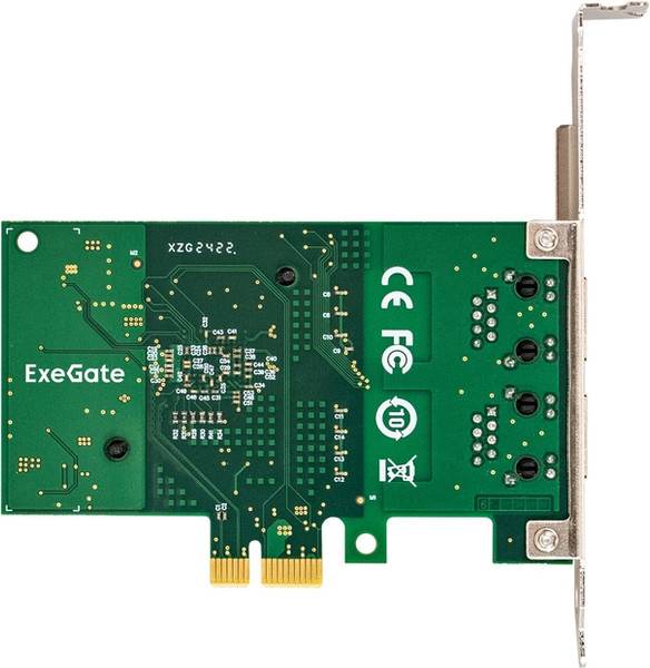 Изображение товара Сетевая карта ExeGate EXE-I350-T2V1 / EX299699RUS