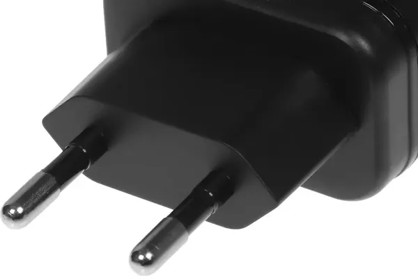 Изображение товара Адаптер питания сетевой BoraSCO 2xUSB-A 15Вт 3A / 52583 (черный)