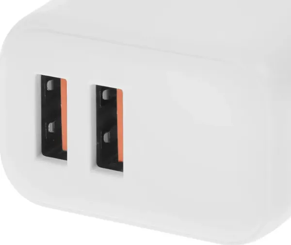 Изображение товара Зарядное устройство сетевое BoraSCO 2xUSB-A USB-C 15Вт 3A / 52580 (белый)