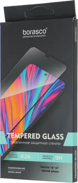 Изображение товара Защитное стекло для телефона BoraSCO Для Realme 14/14T антиблик / 75170