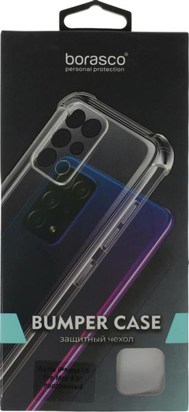 Изображение товара Чехол-накладка BoraSCO Apple iPhone 16 Pro Max / 73524 (прозрачный)