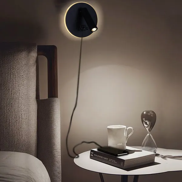 Изображение товара Светильник Reluce 86203-9.2-001KT LED12W+USB BK
