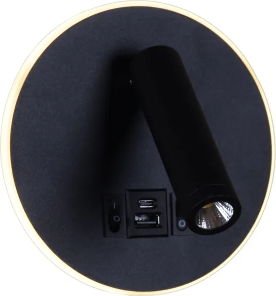 Изображение товара Светильник Reluce 86203-9.2-001KT LED12W+USB BK