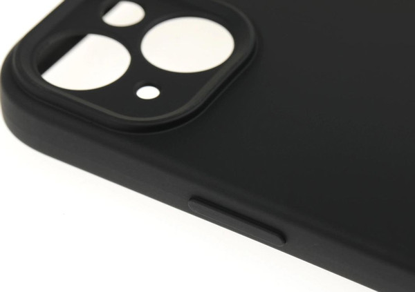 Изображение товара Чехол-накладка BoraSCO Microfiber Case для Apple iPhone 15 Plus / 72421 (черный)