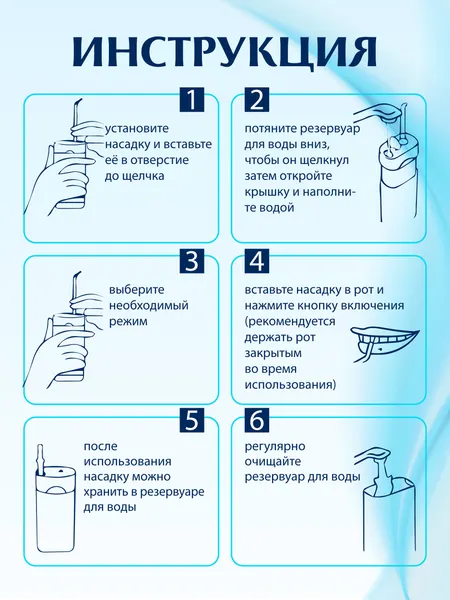 Изображение товара Ирригатор Miru BIP-003 (черный)