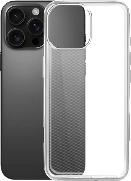 Изображение товара Чехол-накладка BoraSCO Silicone Case для Apple iPhone 16 Pro Max / 73526 (прозрачный)