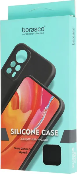 Изображение товара Чехол-накладка BoraSCO Silicone Case для Tecno Camon 30 / 73126 (черный)