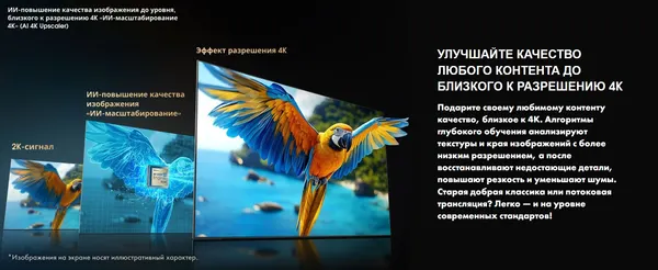 Изображение товара Телевизор Hisense 55" 55UR8S (RGB MiniLED)