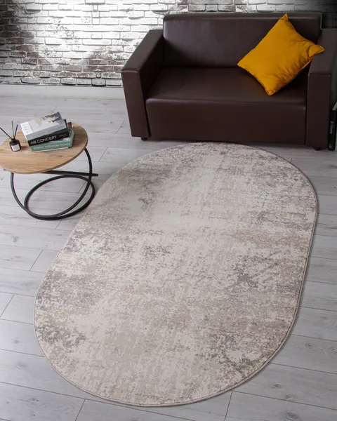 Изображение товара Ковер Merinos Tornado F161-OVAL-BEIGE (2.5x4)