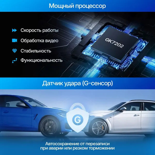 Изображение товара Автомобильный видеорегистратор TrendVision Nano 2K Wi-Fi CPL GPS
