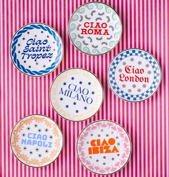 Изображение товара Блюдце Bitossi Ciao Mondo Roma CIA00102
