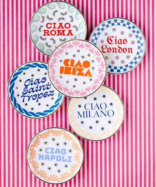 Изображение товара Блюдце Bitossi Ciao Mondo Roma CIA00102
