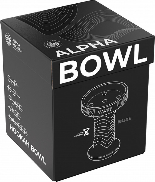 Изображение товара Чаша для кальяна Alpha Hookah Bowl Wave Killer (South Black)
