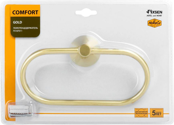 Изображение товара Держатель для полотенца Fixsen Comfort Gold FX-87011