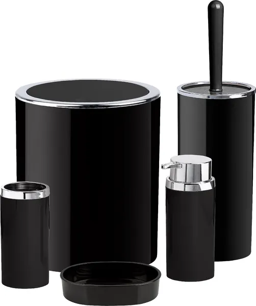 Изображение товара Мусорное ведро Fixsen Round Black FX-454-6
