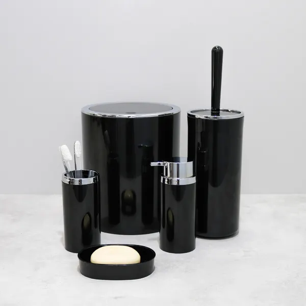Изображение товара Мусорное ведро Fixsen Round Black FX-454-6